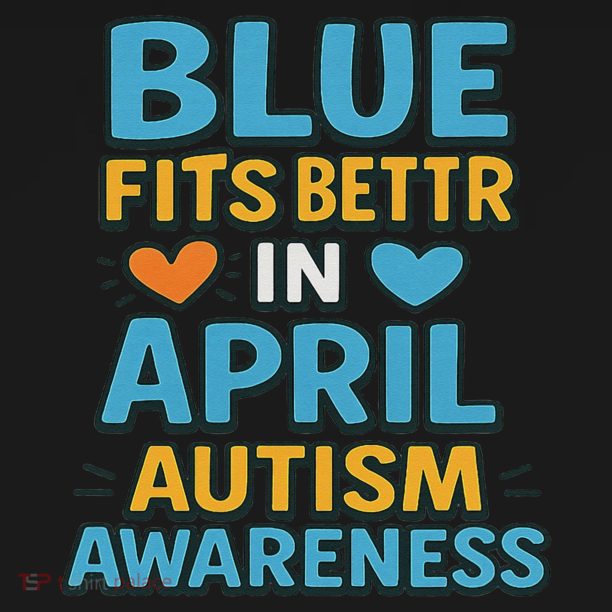We Wear Blue In April Autism Awareness Neurodiversity Coaster