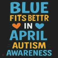 We Wear Blue In April Autism Awareness Neurodiversity Hat thumb 2