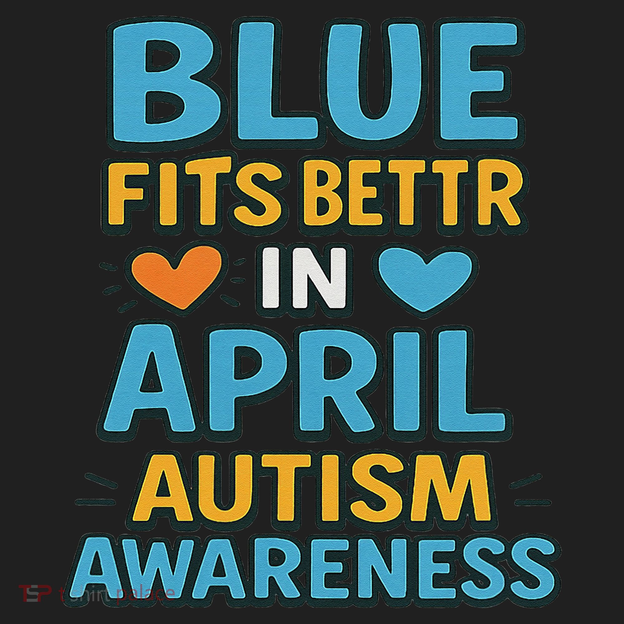 We Wear Blue In April Autism Awareness Neurodiversity Golf Towel