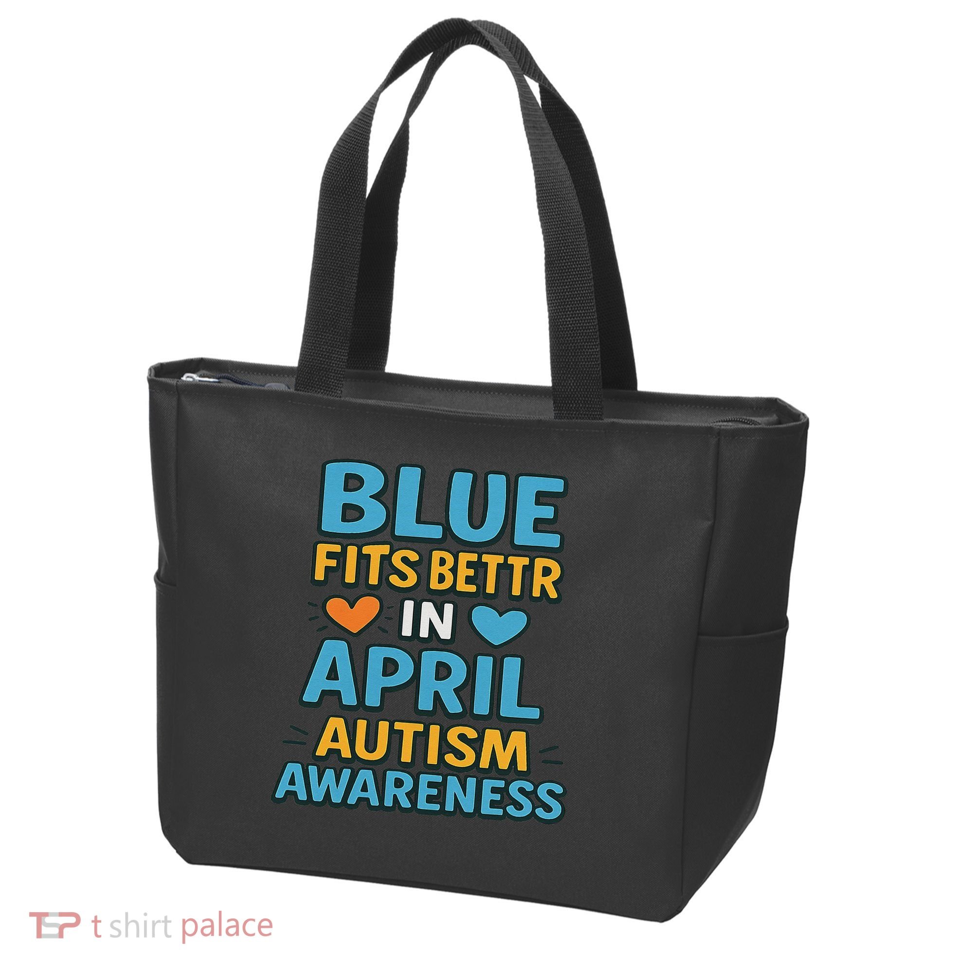 We Wear Blue In April Autism Awareness Neurodiversity Tote Bag
