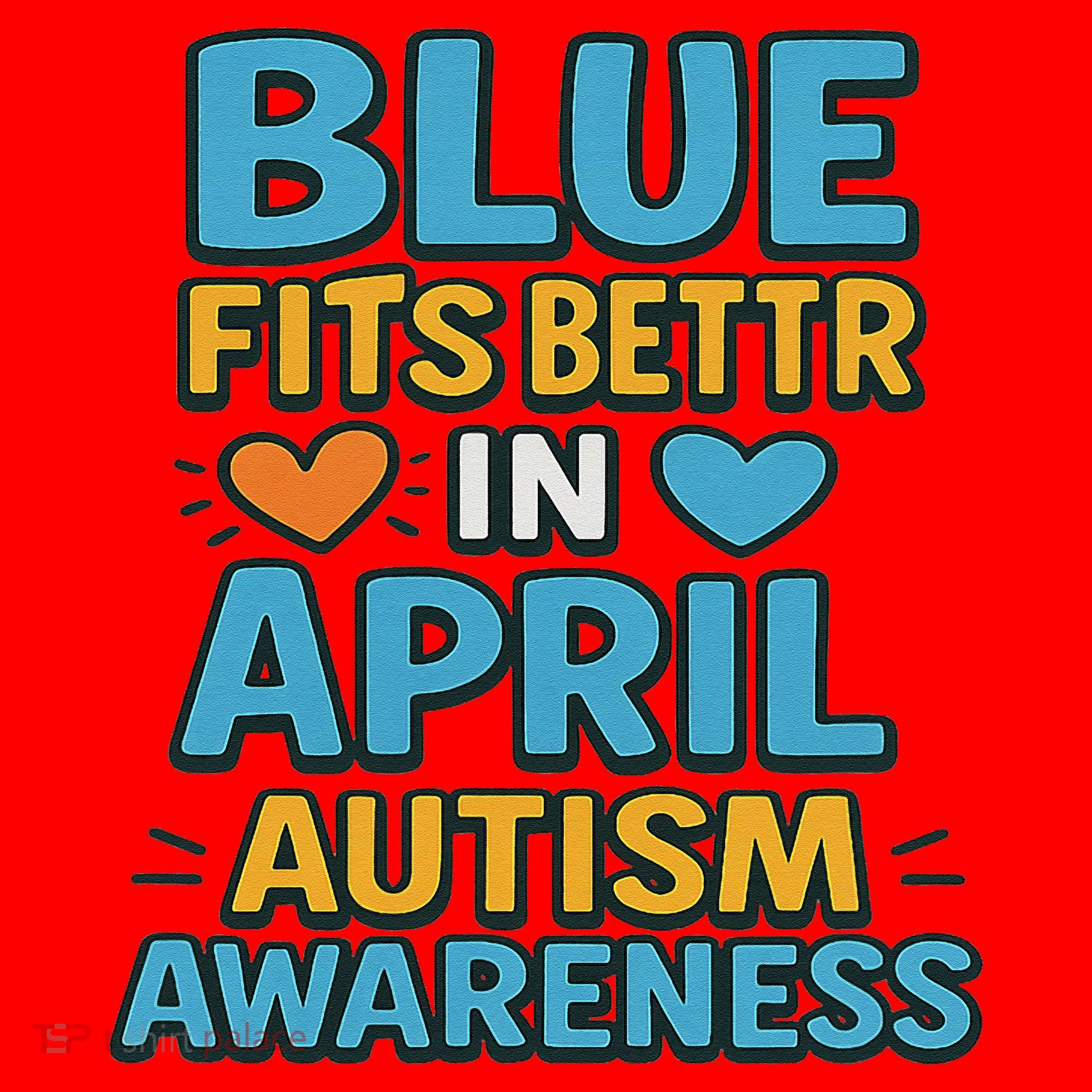 We Wear Blue In April Autism Awareness Neurodiversity Santa Hat