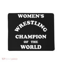 Women's Wrestling Champion Of The World Mousepad thumb 0