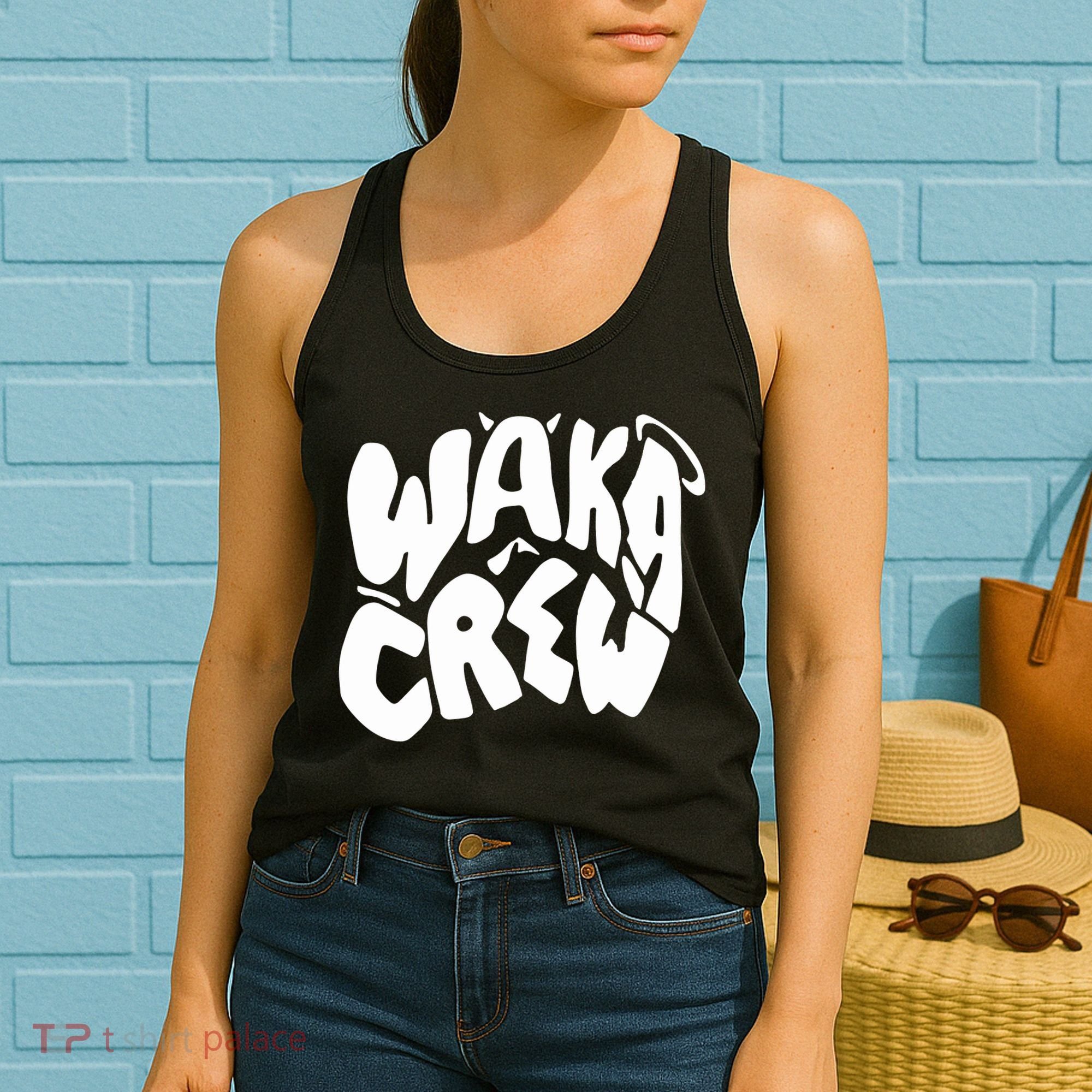 Waka Waka Crew Washed Powder Women's Tank Top