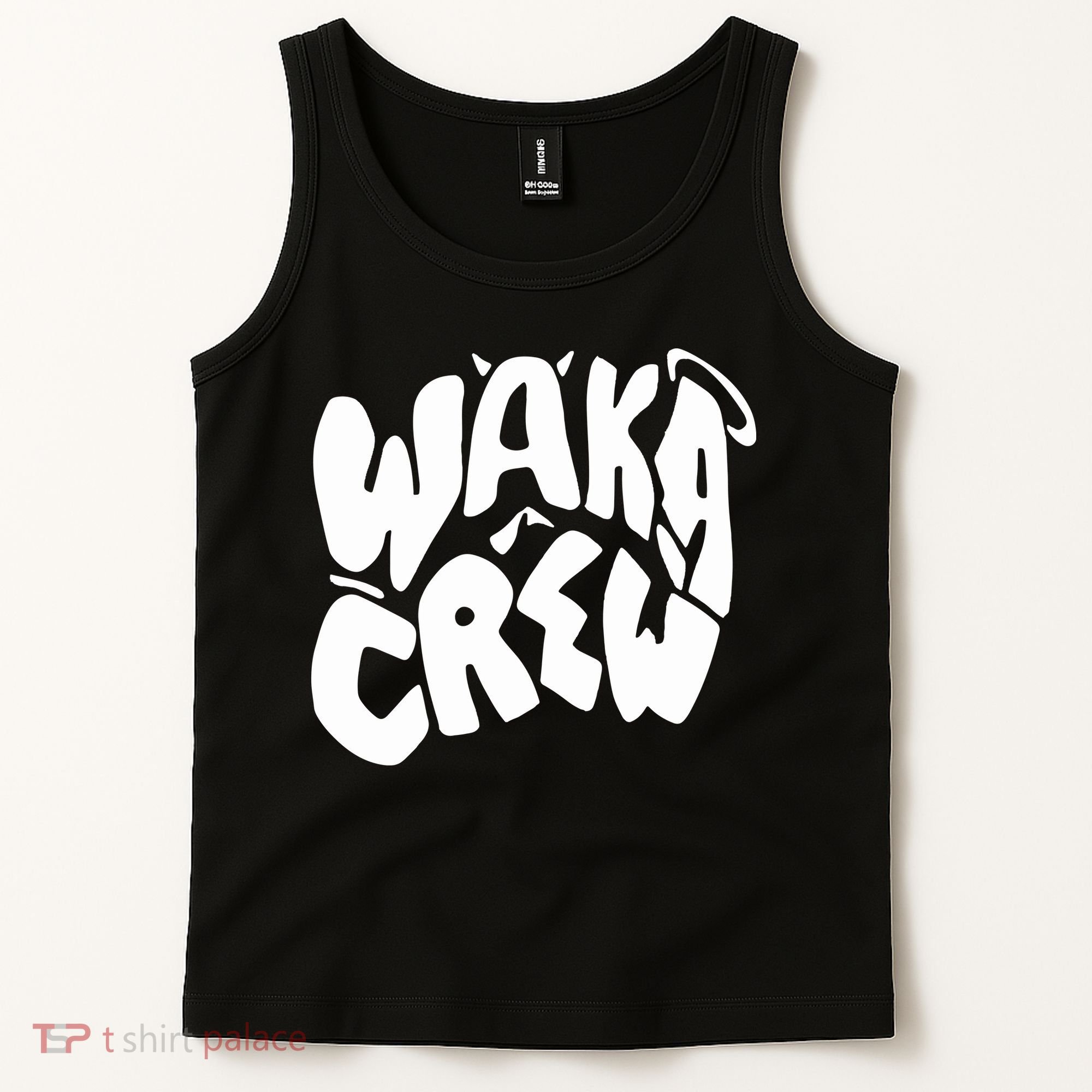 Waka Waka Crew Washed Powder Tank Top