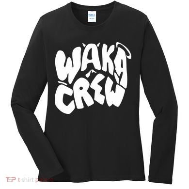 Waka Waka Crew Washed Powder Women's Long Sleeve Shirt