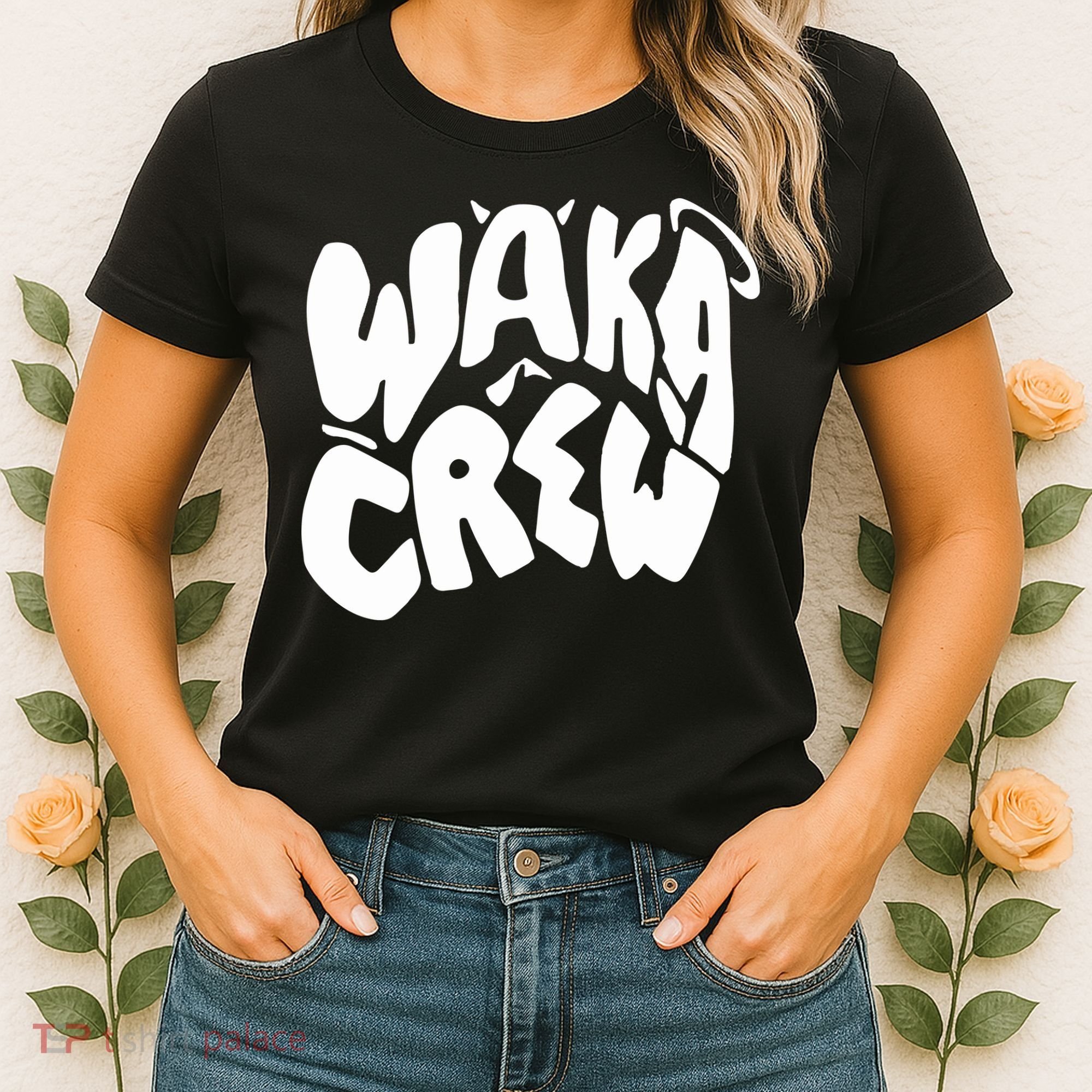 Waka Waka Crew Washed Powder Women's T-Shirt