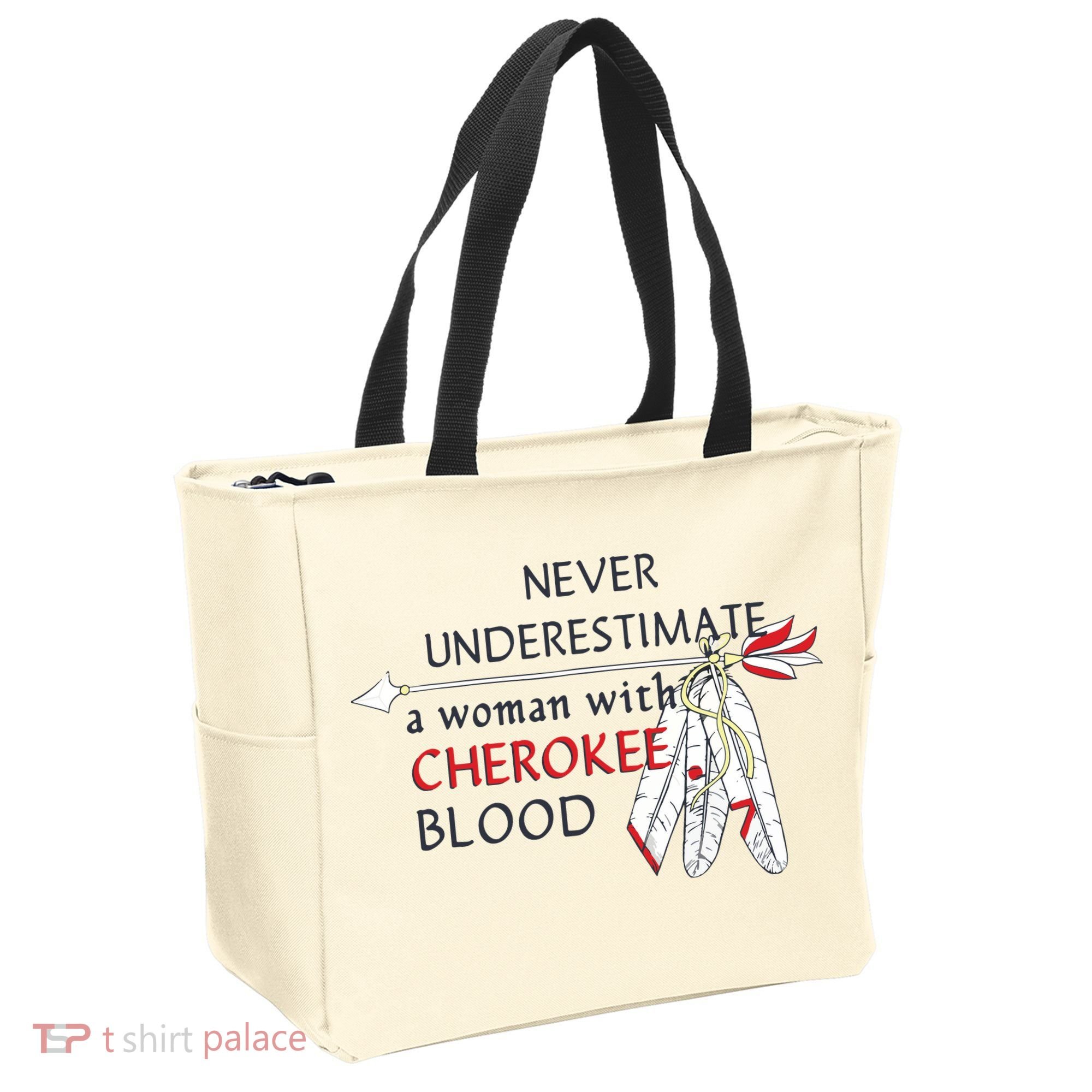 Woman With Cherokee Blood Native American Tote Bag