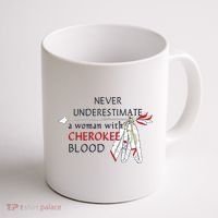 Woman With Cherokee Blood Native American Coffee Mug thumb 1