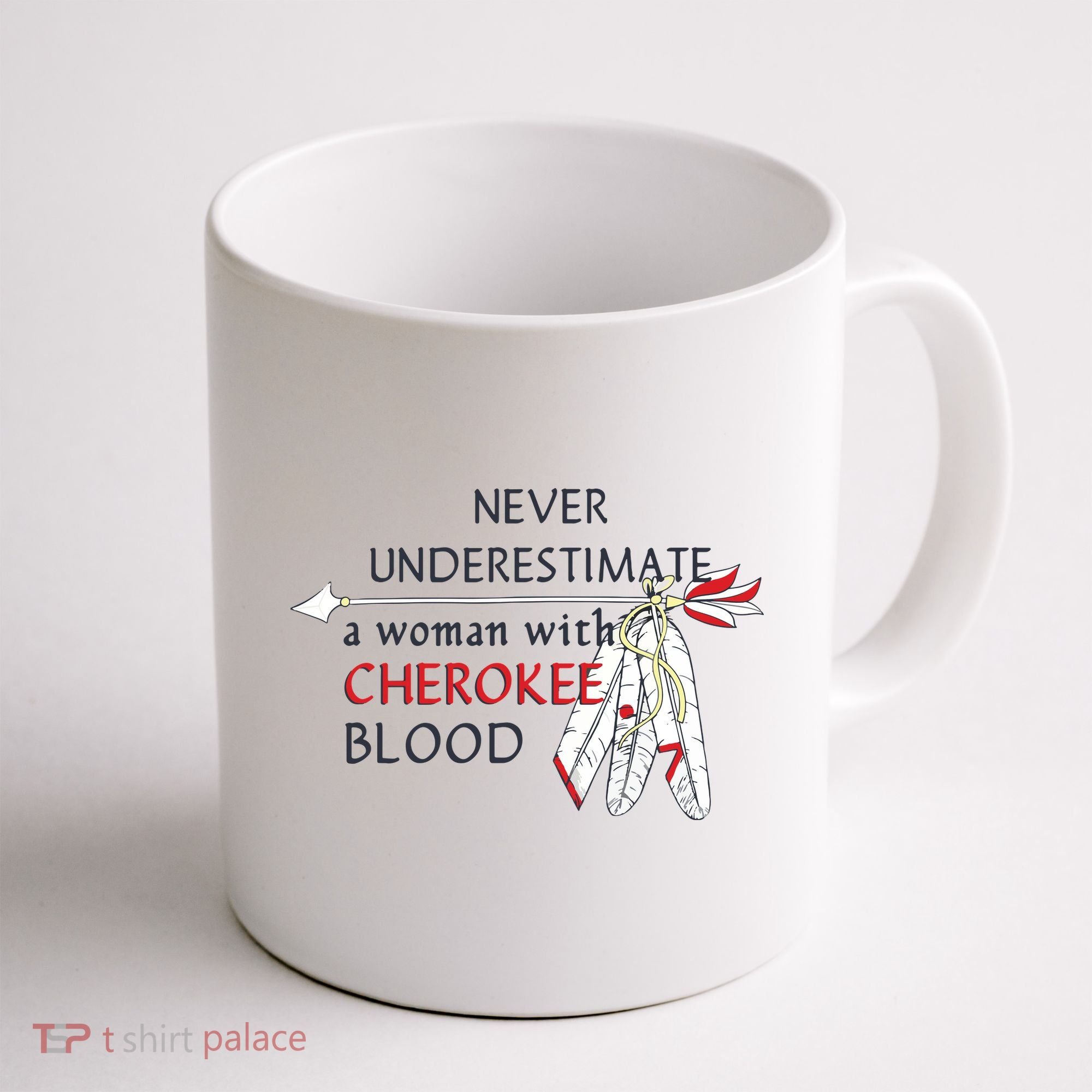 Woman With Cherokee Blood Native American Coffee Mug