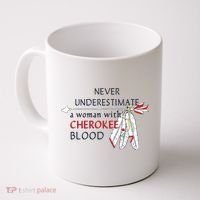 Woman With Cherokee Blood Native American Coffee Mug thumb 0