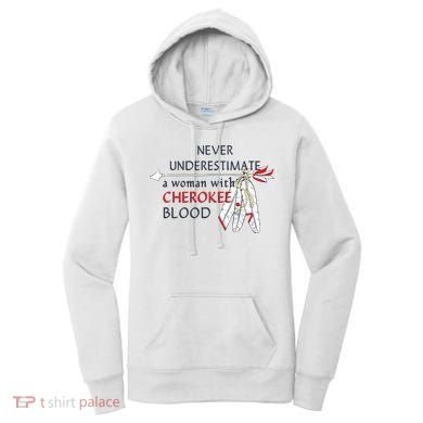Woman With Cherokee Blood Native American Women's Hoodie