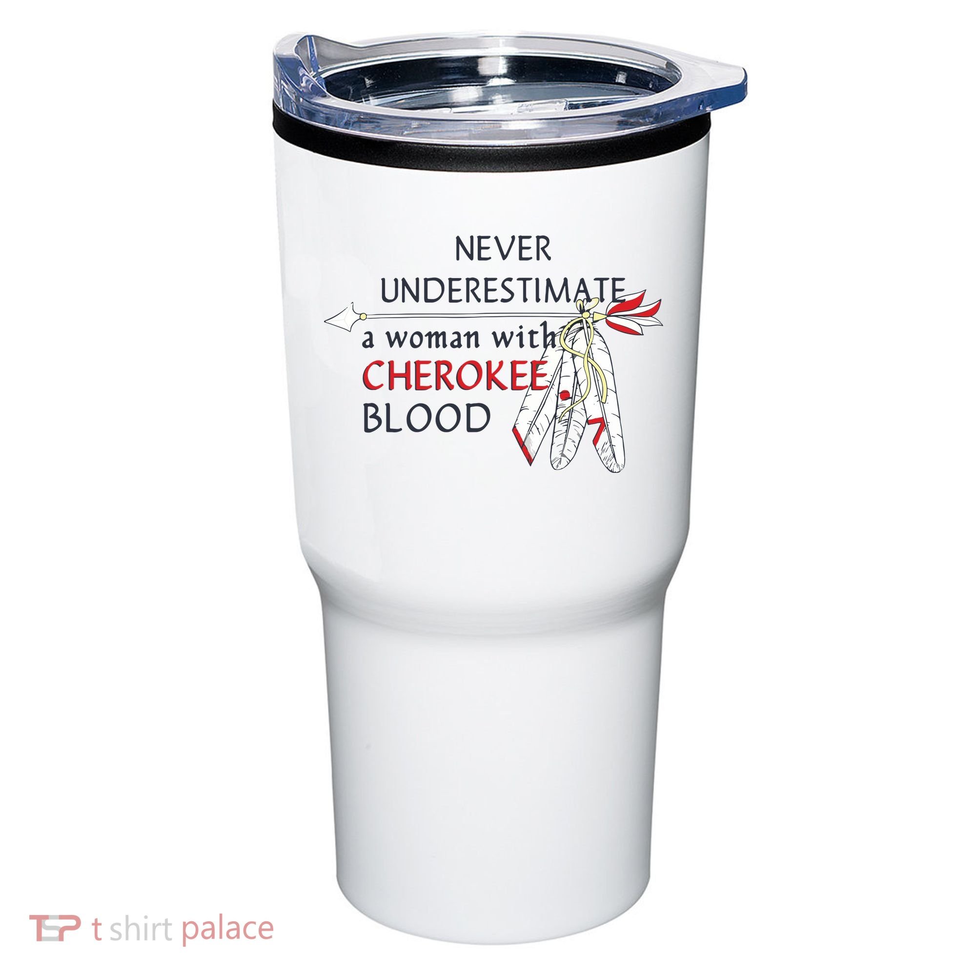 Woman With Cherokee Blood Native American Tumbler
