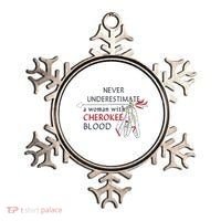Woman With Cherokee Blood Native American Ornament thumb 0