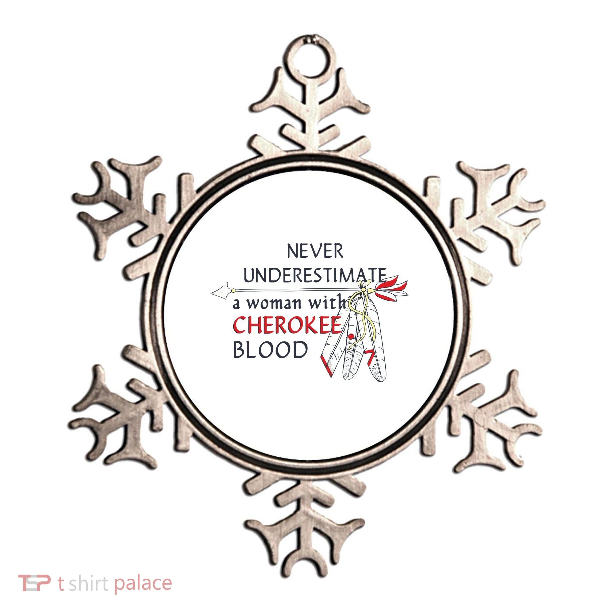 Woman With Cherokee Blood Native American Ornament