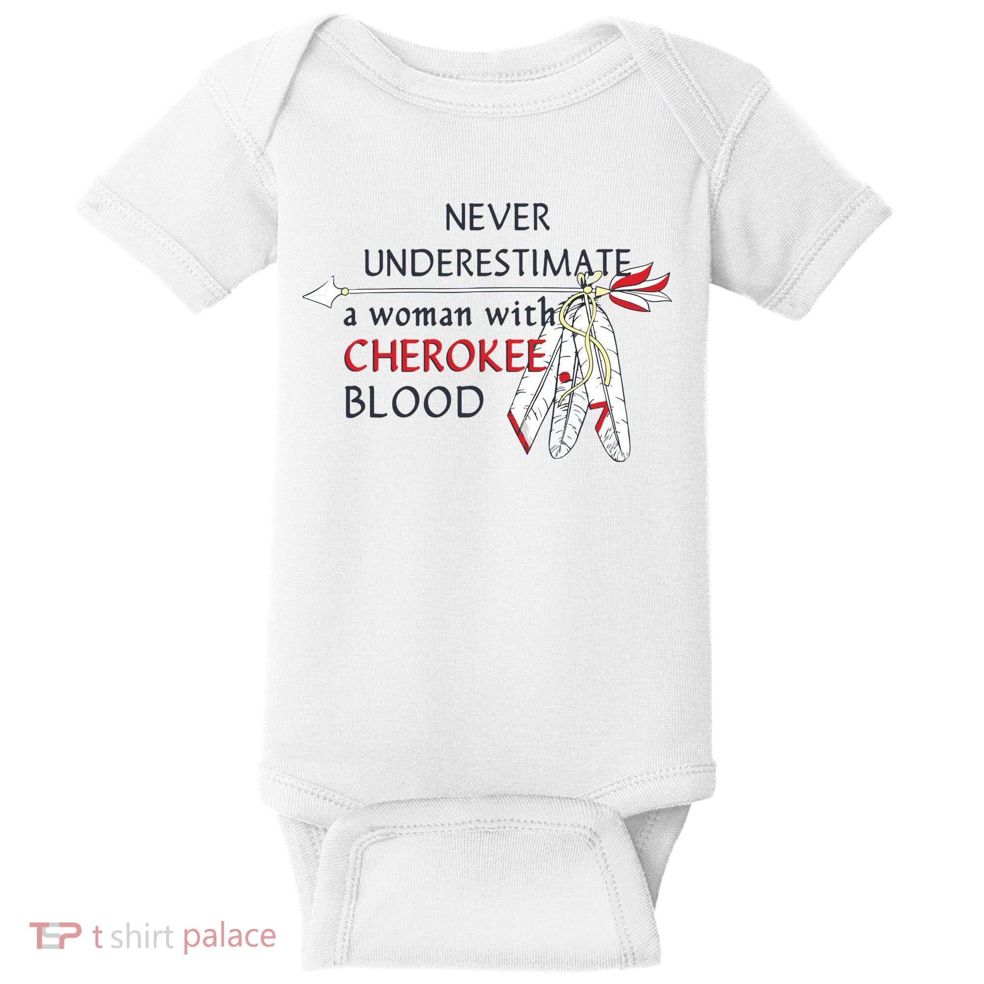 Woman With Cherokee Blood Native American Baby Bodysuit