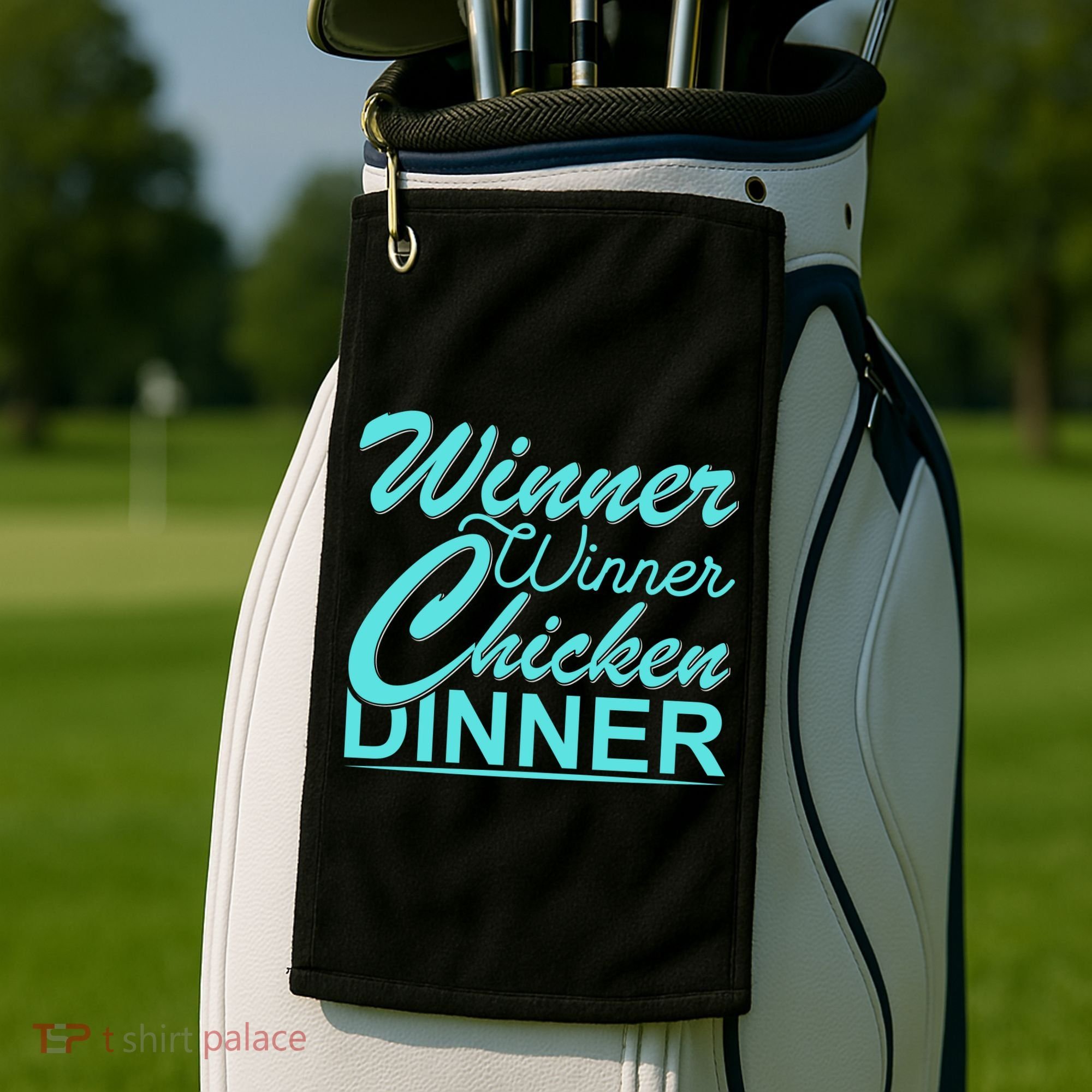 Winner Winner Chicken Dinner Golf Towel