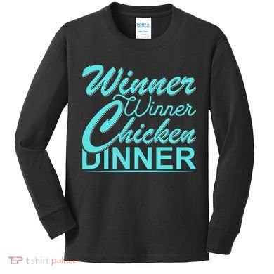 Winner Winner Chicken Dinner Kids Long Sleeve Shirt
