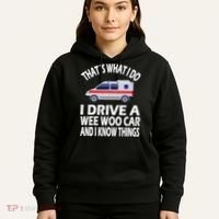 Wee Woo Car Funny Paramedic Hoodie thumb 5