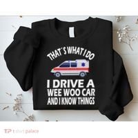 Wee Woo Car Funny Paramedic Sweatshirt thumb 2