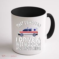 Wee Woo Car Funny Paramedic Coffee Mug thumb 1