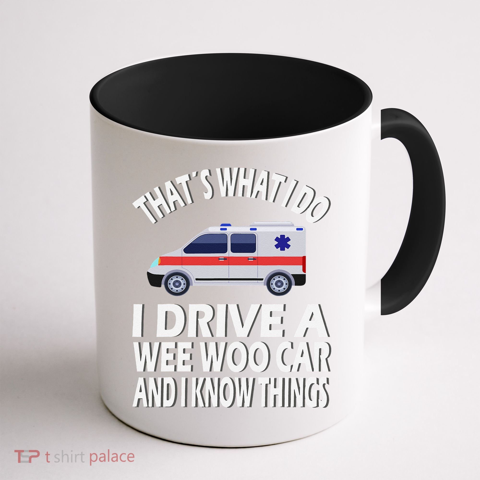 Wee Woo Car Funny Paramedic Coffee Mug