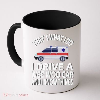 Wee Woo Car Funny Paramedic Coffee Mug