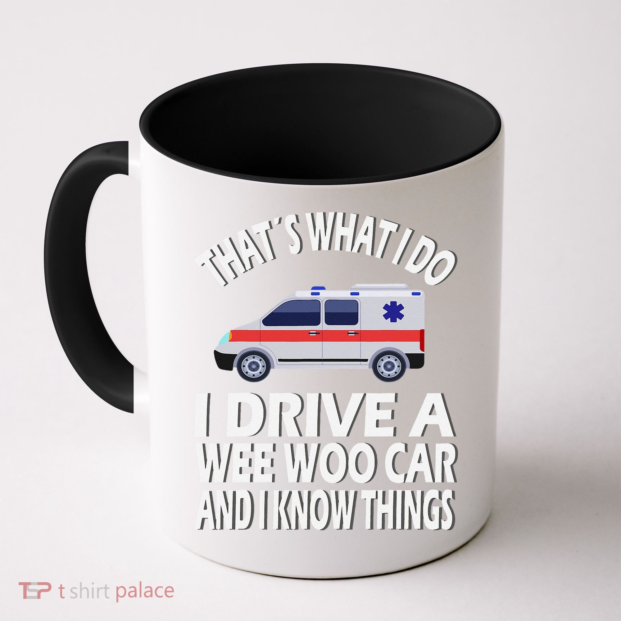 Wee Woo Car Funny Paramedic Coffee Mug