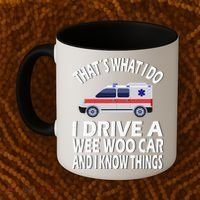 Wee Woo Car Funny Paramedic Coffee Mug thumb 2