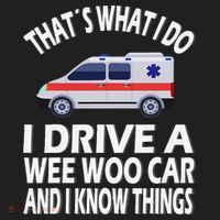 Wee Woo Car Funny Paramedic Beanie thumb 2