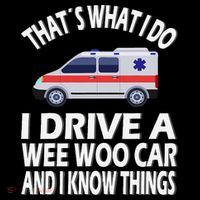 Wee Woo Car Funny Paramedic Ornament thumb 1