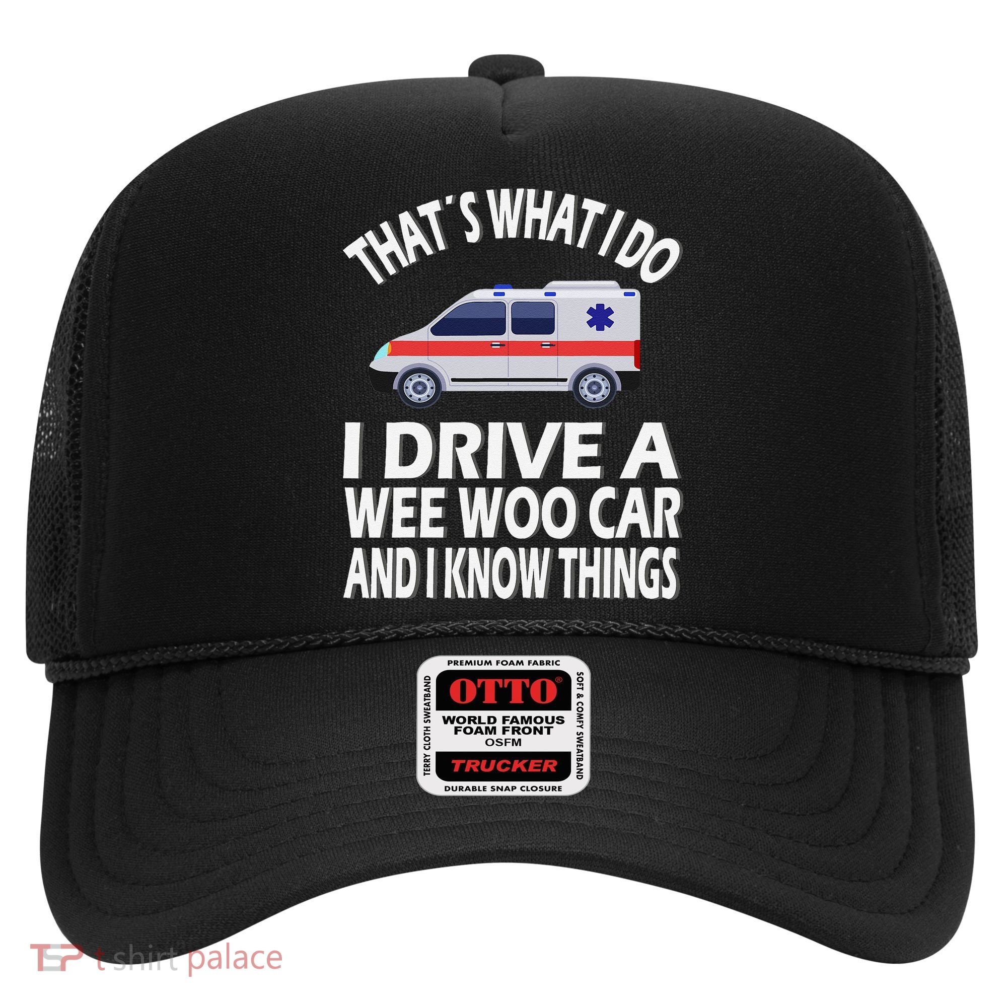 Wee Woo Car Funny Paramedic Hat