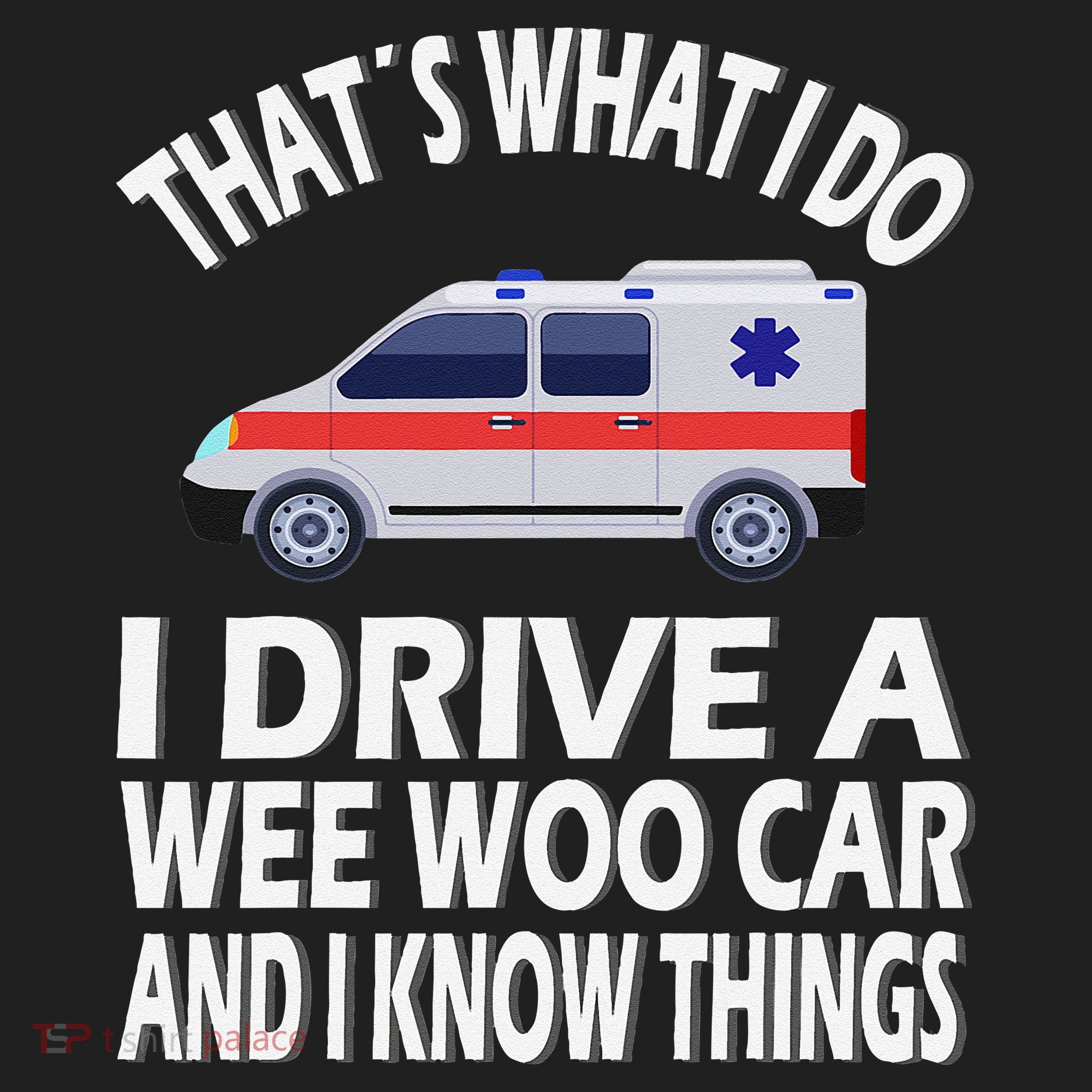 Wee Woo Car Funny Paramedic Hat