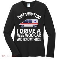 Wee Woo Car Funny Paramedic Women's Long Sleeve Shirt thumb 0