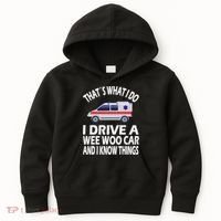 Wee Woo Car Funny Paramedic Kids Hoodie thumb 0