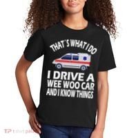 Wee Woo Car Funny Paramedic Kids T-Shirt thumb 2