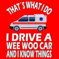 Wee Woo Car Funny Paramedic Santa Hat thumb 1