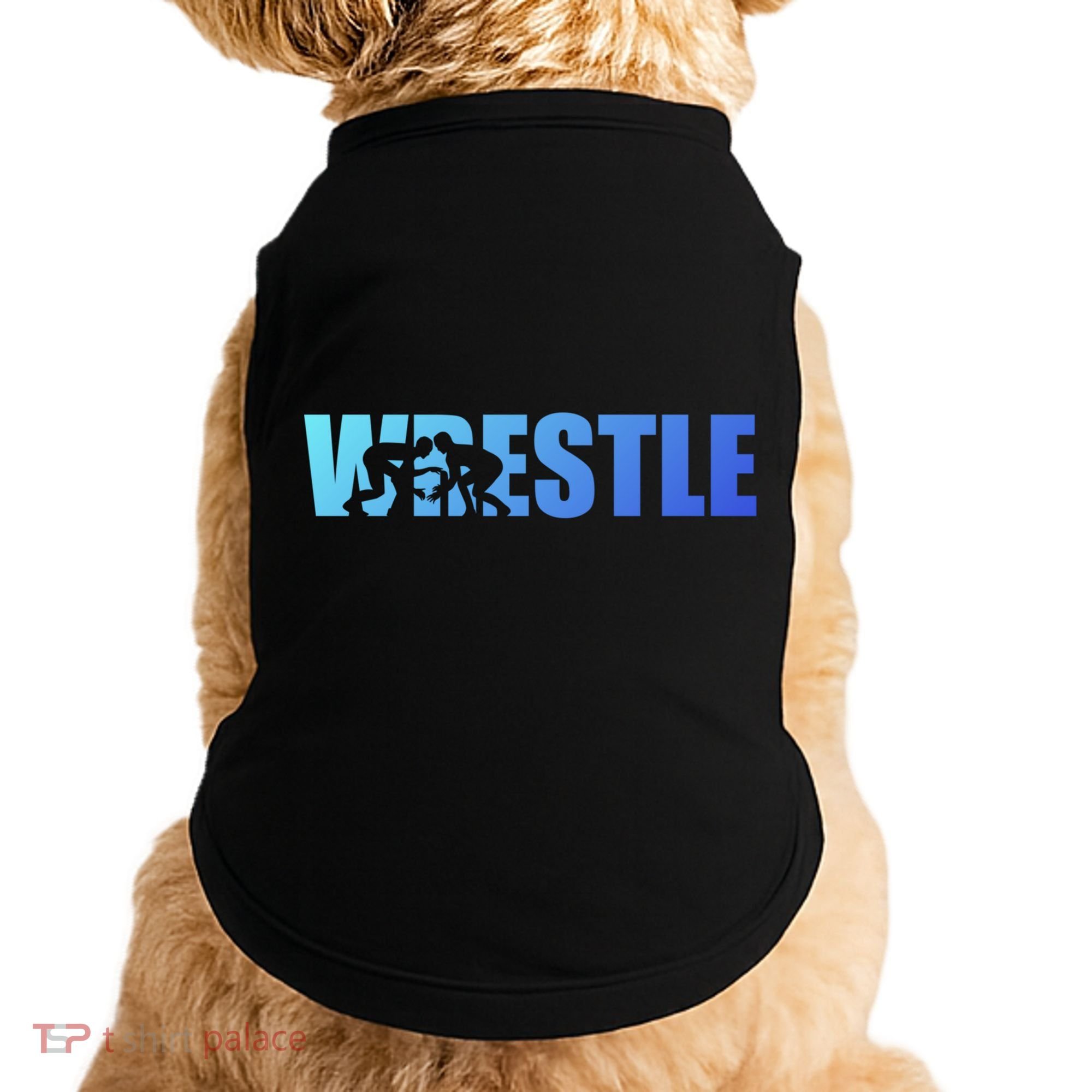 Wrestle Wrestling Cool Gift Doggie Tank
