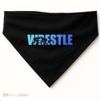 Wrestle Wrestling Cool Gift USA-Made Doggie Bandana thumb 0