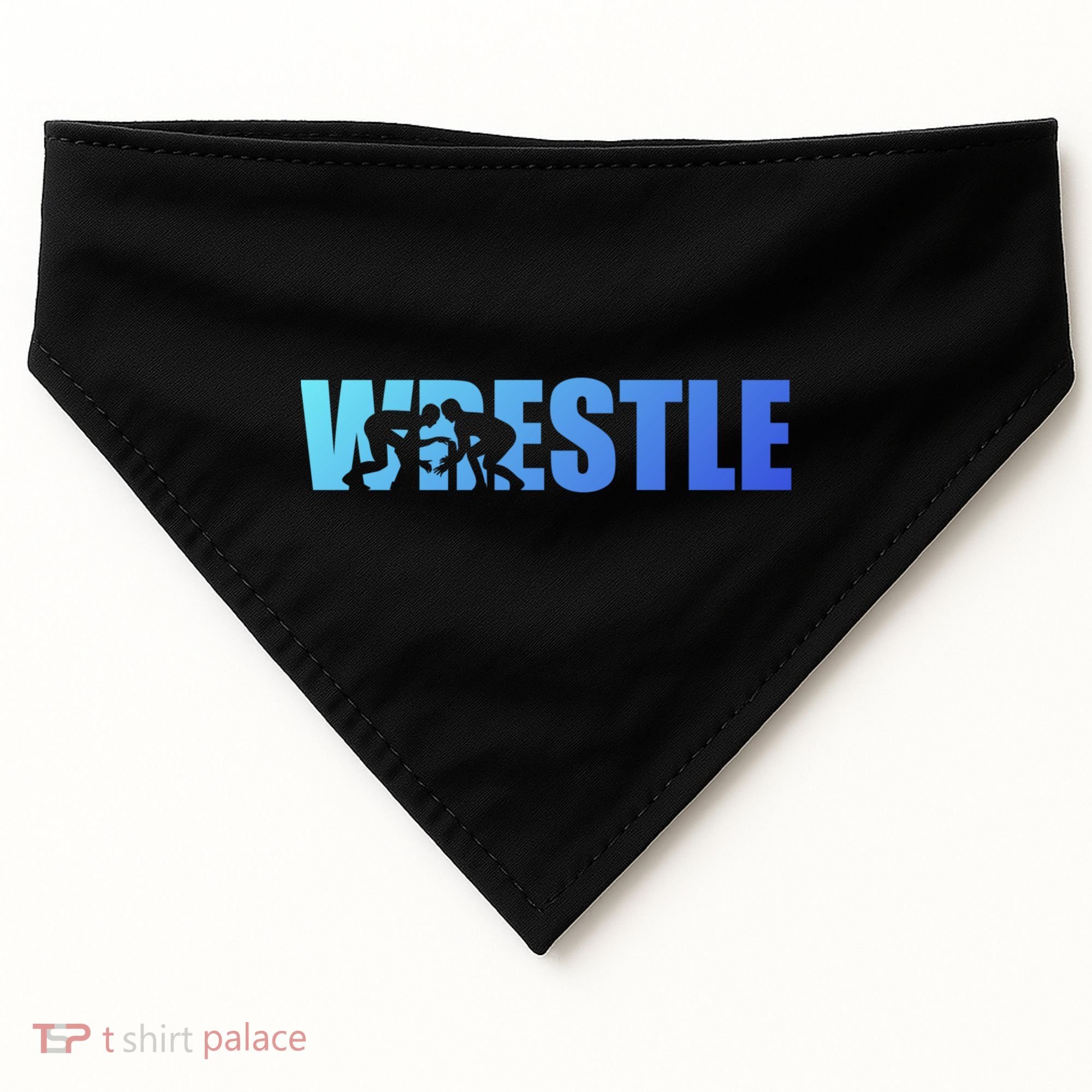 Wrestle Wrestling Cool Gift USA-Made Doggie Bandana