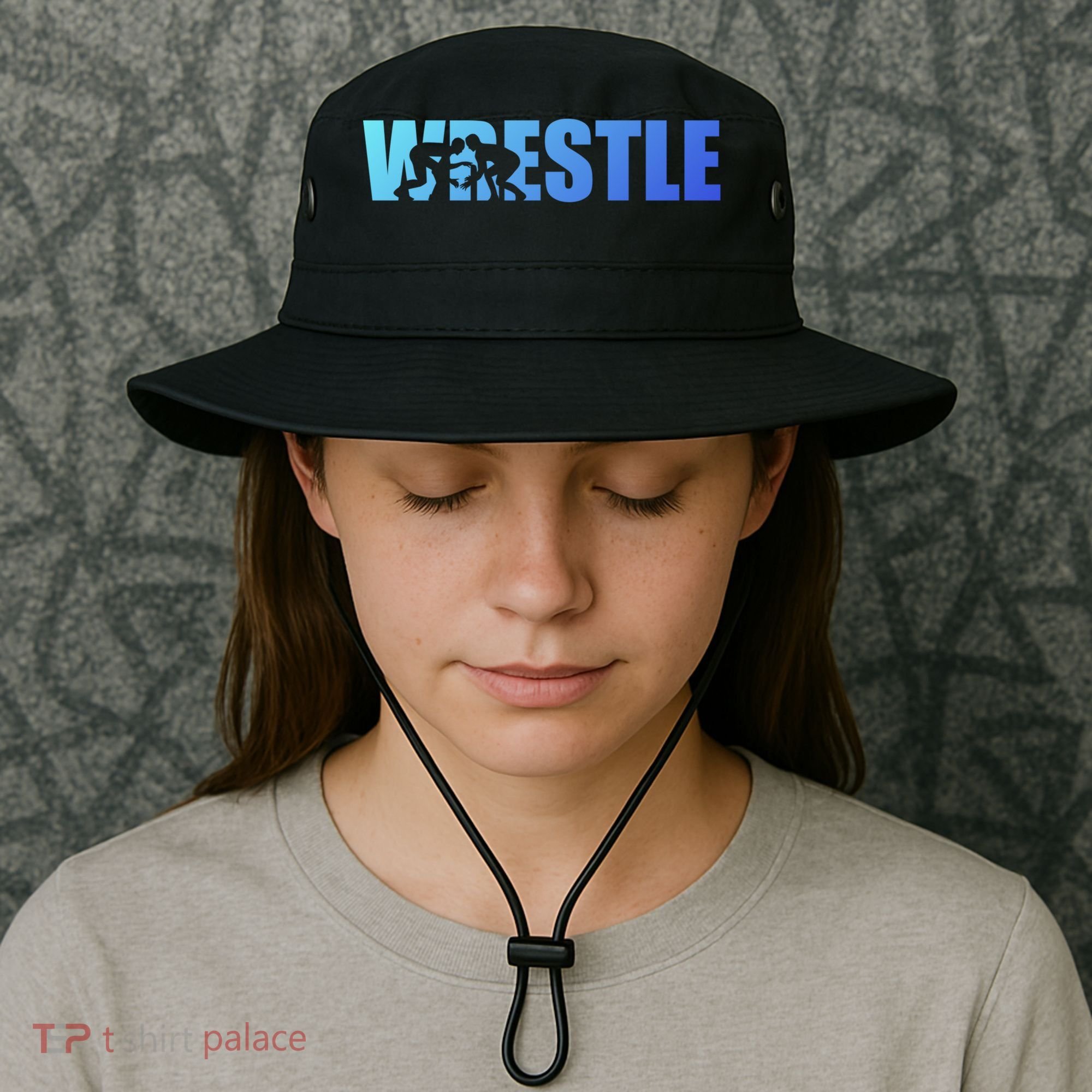 Wrestle Wrestling Cool Gift Bucket Hat