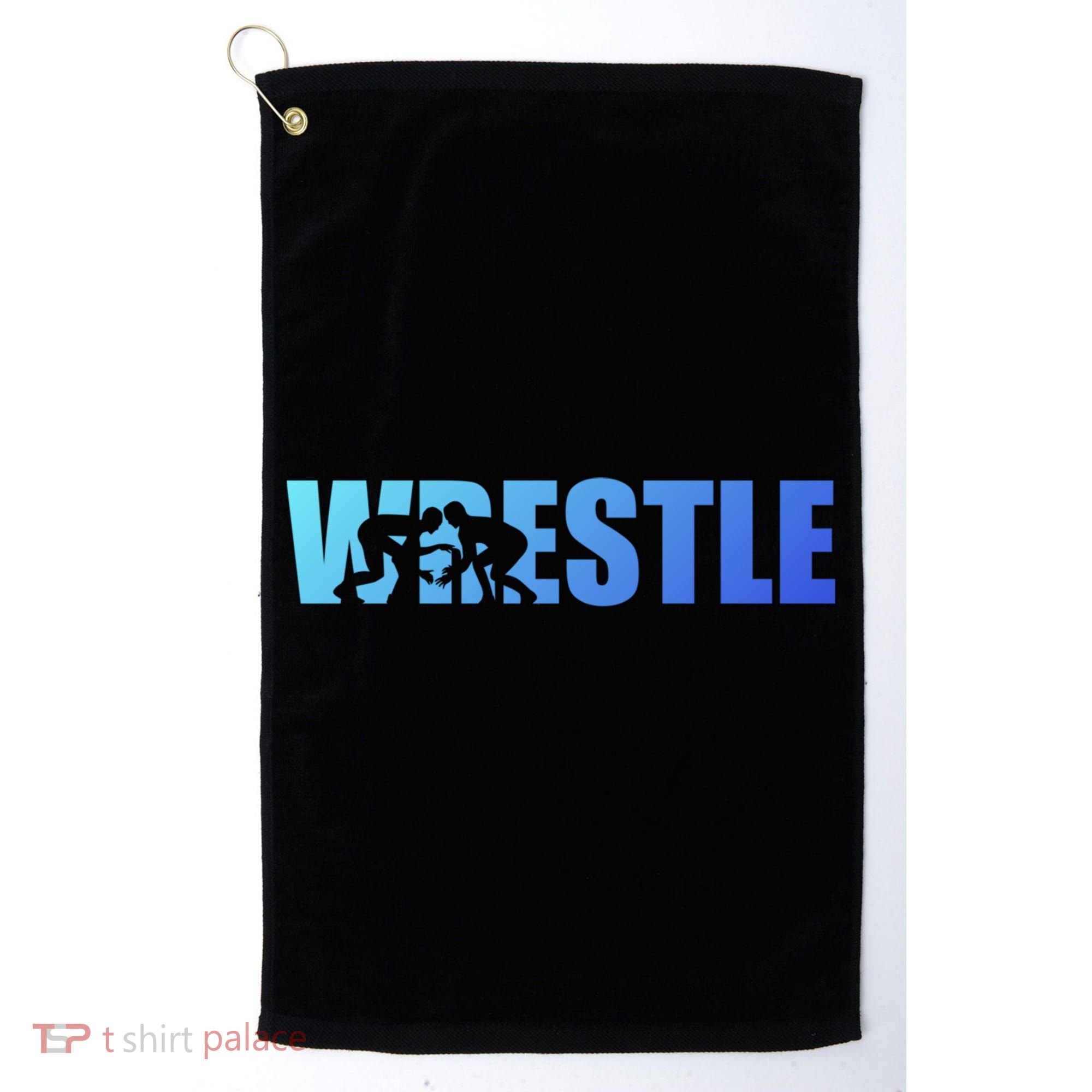 Wrestle Wrestling Cool Gift Golf Towel
