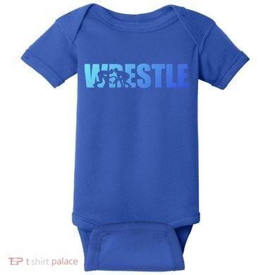 Wrestle Wrestling Cool Gift Baby Bodysuit