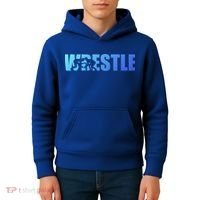 Wrestle Wrestling Cool Gift Kids Hoodie thumb 4