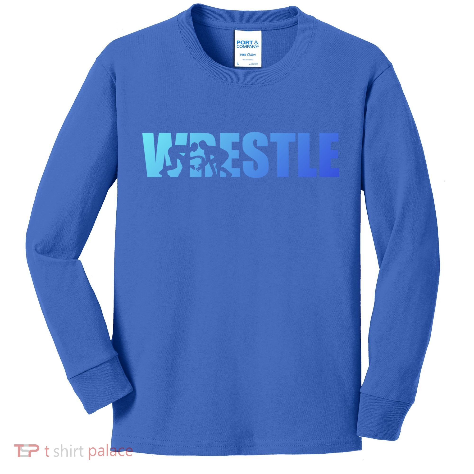 Wrestle Wrestling Cool Gift Kids Long Sleeve Shirt