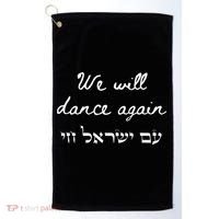 We Will Dance Again Retro 70s Style Golf Towel thumb 0