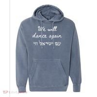 We Will Dance Again Retro 70s Style Comfort Colors Garment-Dyed Hooded Sweatshirt thumb 0