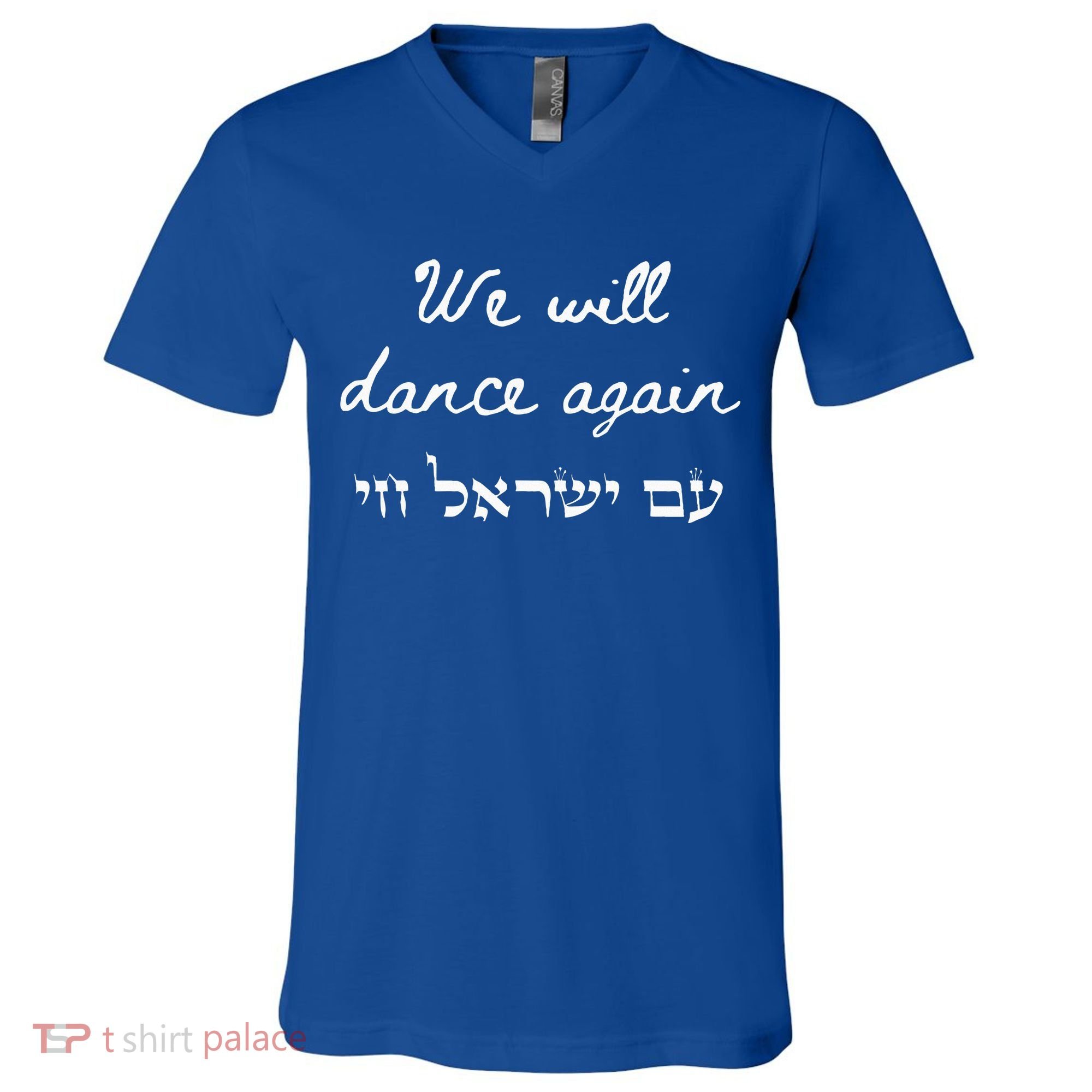 We Will Dance Again Retro 70s Style V-Neck T-Shirt
