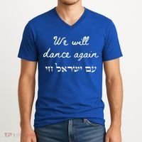 We Will Dance Again Retro 70s Style V-Neck T-Shirt thumb 2
