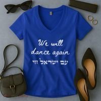 We Will Dance Again Retro 70s Style Women's V-Neck T-Shirt thumb 2