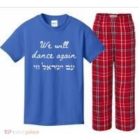 We Will Dance Again Retro 70s Style Kids Plaid Pajama Set thumb 0